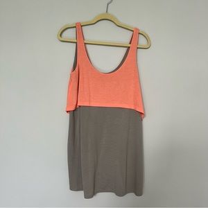Lucca Couture Light Gray Pink Sleeveless Tank Top Size M